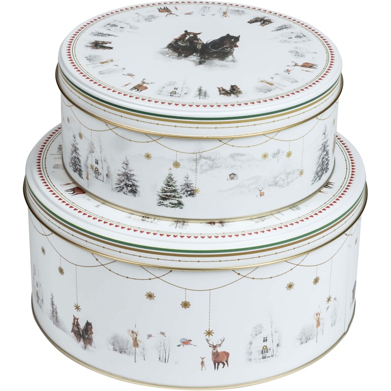 Julemorgen Tin Box 2-pack