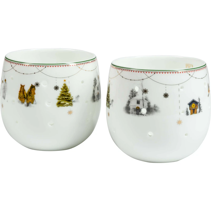 Julemorgen Candle Holder Story 2-pack
