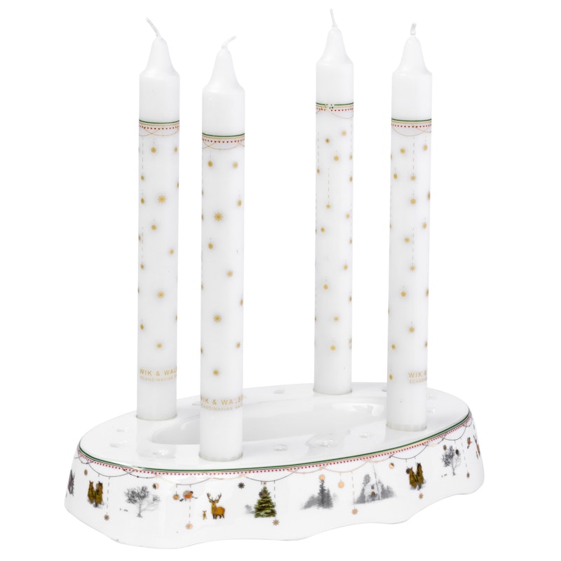 Julemorgen Story Candlestick