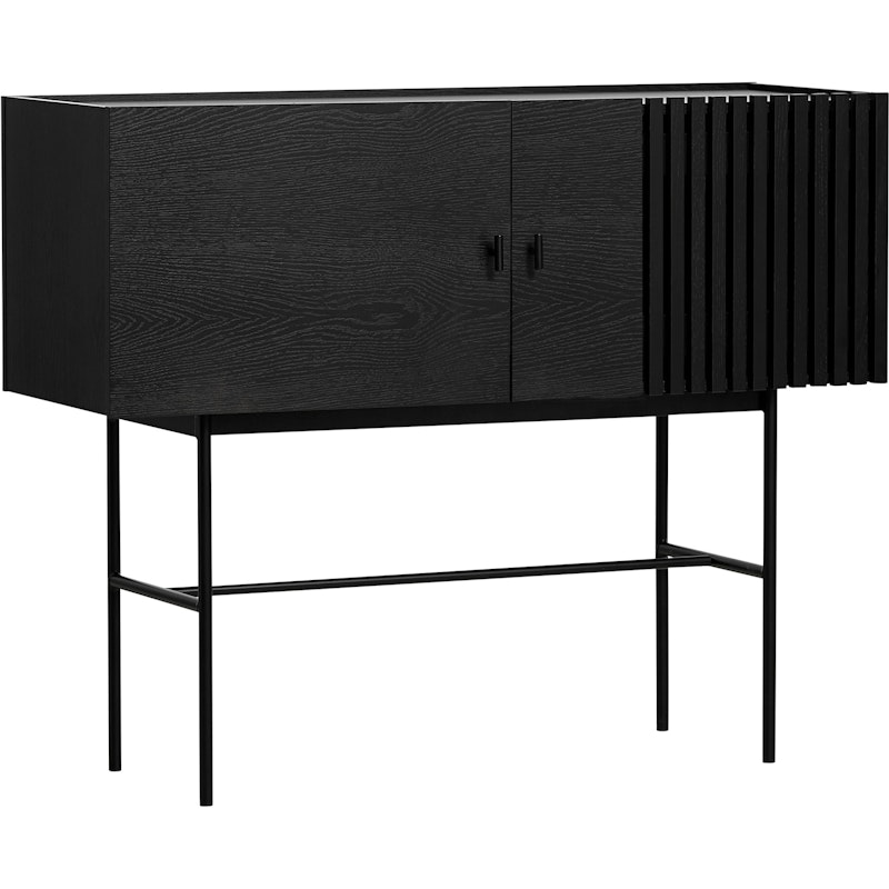 ARRAY Sideboard 120 cm, Black Painted Oak