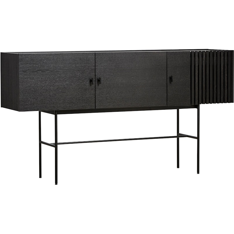 ARRAY Sideboard 180 cm, Black Painted Oak