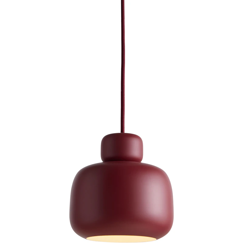 Stone Pendant 15,9 cm, Deep Red