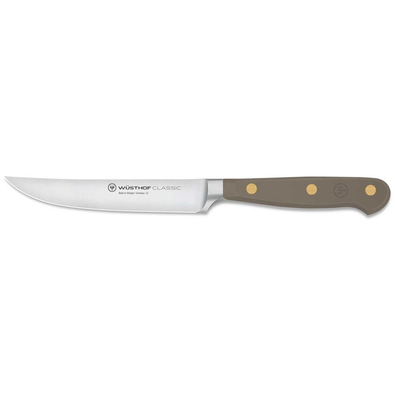 Classic Colour Steak Knife 12 cm, Velvet Oyster