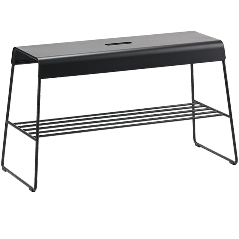 A-Bench Outdoor Bench, Black