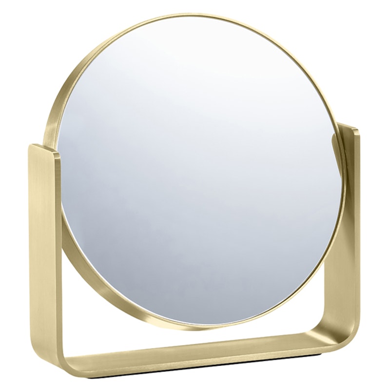Ume Table Mirror, Brass