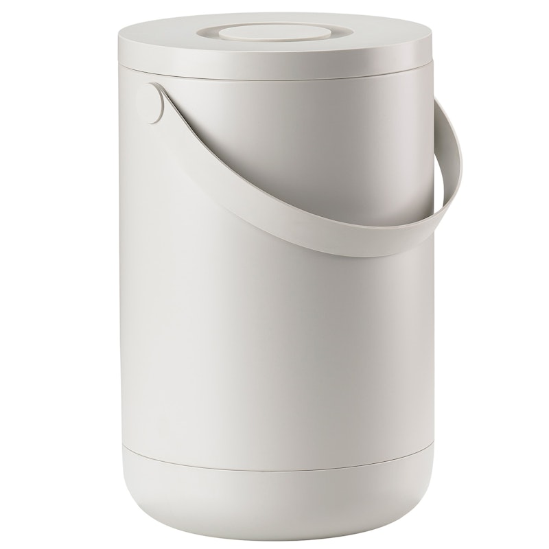 Circular Paper Bin 22 L, Warm Grey